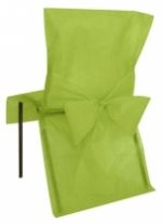 10 Housses de chaise Premium vertes 50 x 95 cm
