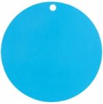 10 Marque-places en carton turquoises 4,7 cm