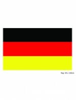 Drapeau supporter Allemagne 150 x 90 cm