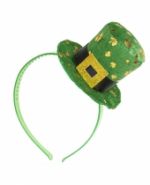 Serre-tête mini chapeau femme Saint Patrick