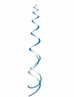8 Suspensions spirales bleues