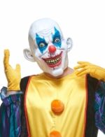 Masque latex clown diabolique adulte