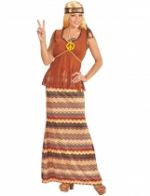 Déguisement robe hippie longue femme