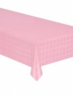 Nappe en rouleau papier damassé rose pastel 6 mètres