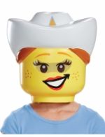 Masque cowgirl LEGO enfants