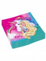 20 Serviettes en papier Barbie Dreamtopia 33 x 33 cm