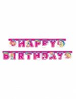 Bannière en papier Happy Birthday Barbie Dreamtopia 15 cm x 2 m