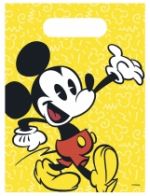 6 Sacs à cadeaux Mickey rétro 16.5 x 23 cm