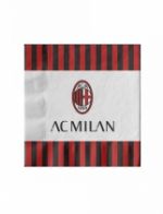20 Serviettes en papier AC Milan 33 x 33 cm