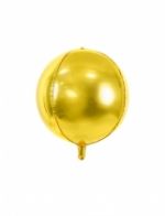 Ballon aluminium rond doré métallisé 40 cm
