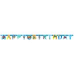 Guirlande lettres en papier Happy Birthday Top Wing 218 x 12 cm