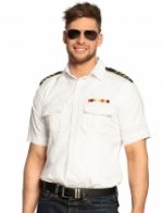 Chemise capitaine blanche homme