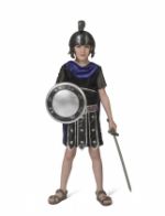 Déguisement tunique guerrier romain garçon