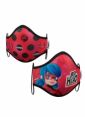 Boîte de 2 masques de protection enfant réutilisables Ladybug